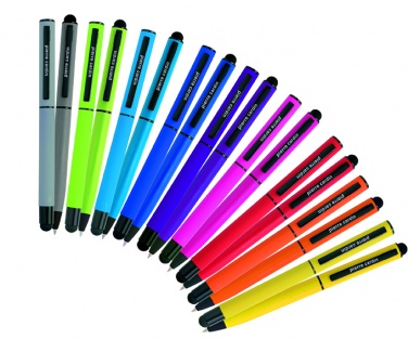 Logo trade promotional gift photo of: Writing set touch pen, soft touch CELEBRATION Pierre Cardin