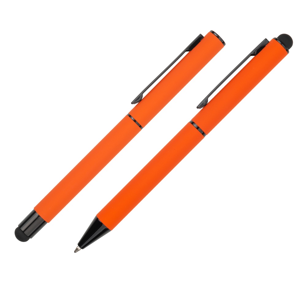 Logotrade corporate gift picture of: Writing set touch pen, soft touch CELEBRATION Pierre Cardin