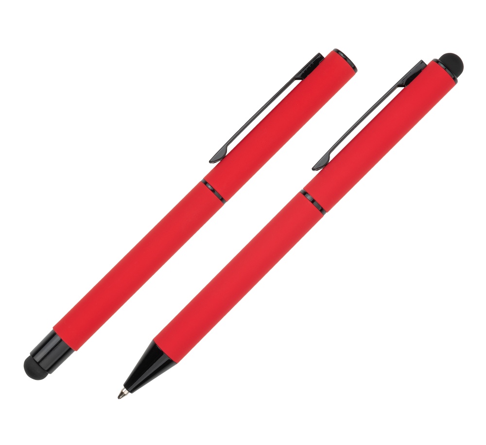 Logotrade promotional gift image of: Writing set touch pen, soft touch CELEBRATION Pierre Cardin