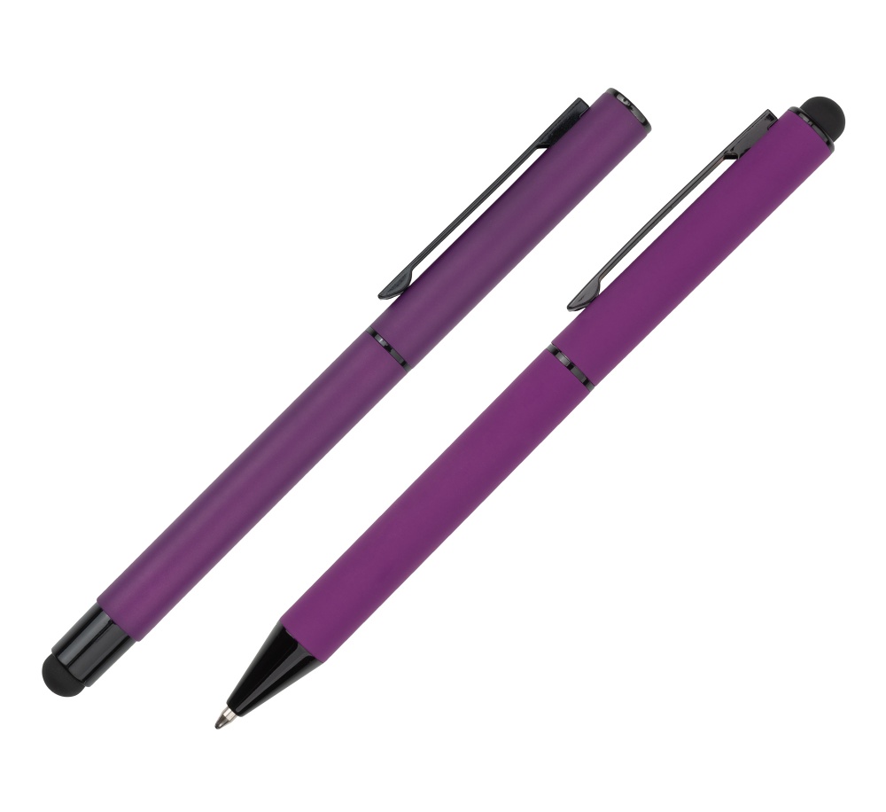 Logotrade promotional giveaway picture of: Writing set touch pen, soft touch CELEBRATION Pierre Cardin