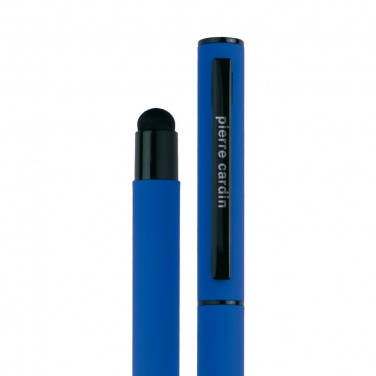 Logo trade promotional items image of: Writing set touch pen, soft touch CELEBRATION Pierre Cardin