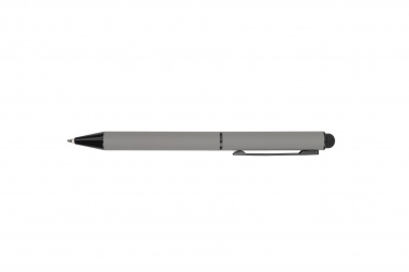 Logo trade promotional merchandise photo of: Notepad A5 & ballpoint pen REPORTER Pierre Cardin, Grey