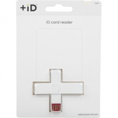 Logotrade promotional gift picture of: +ID smart card reader, USB, white