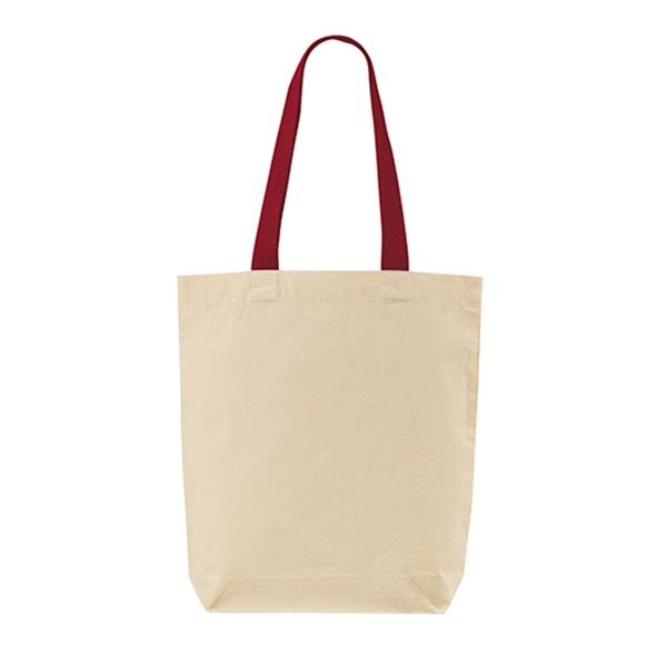 Logo trade advertising products image of: Cotton bag, Red