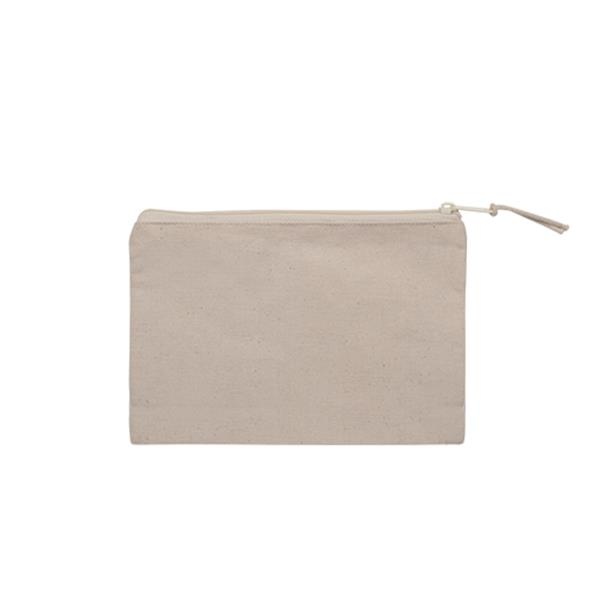 Logo trade promotional giveaway photo of: Cotton canvas case, Beige