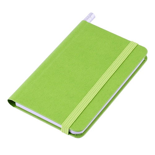 Logotrade promotional giveaway image of: Notebook A7, Green