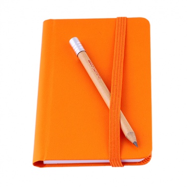 Logo trade advertising product photo of: Notebook A7, Orange