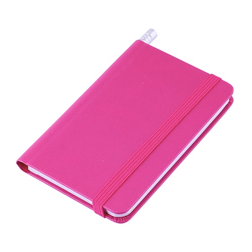 Logo trade promotional product photo of: Notebook A7, Pink