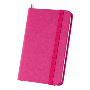 Logo trade advertising products image of: Notebook A7, Pink