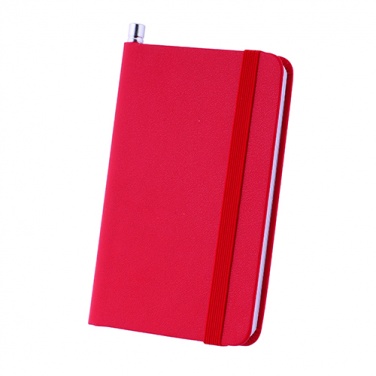 Logotrade promotional giveaway image of: Notebook A7, Red