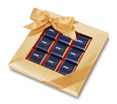 Logo trade promotional items picture of: 9 mini bars chocolate frame box