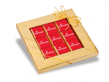 Logo trade promotional product photo of: 9 mini bars chocolate frame box