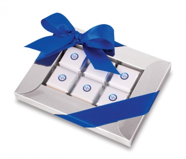 Logo trade promotional products image of: Square chocolates frame box