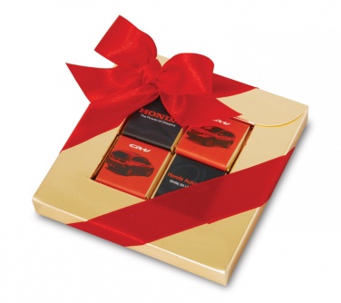 Logo trade promotional gifts picture of: 4 chocolates frame box