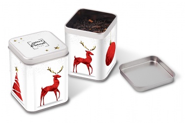 Logo trade promotional giveaways image of: leaf tea in tin