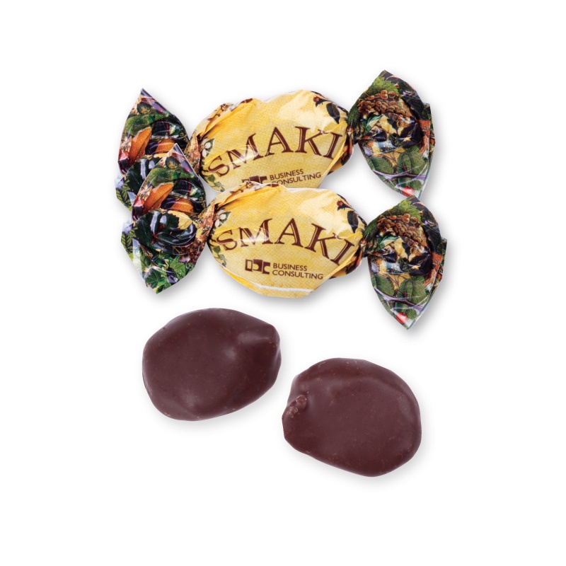 Logotrade promotional item picture of: Plum in chocolate