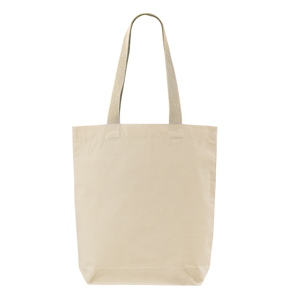 Logo trade promotional giveaways picture of: Cotton bag, Beige