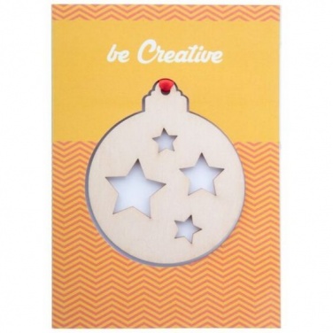 Logotrade promotional merchandise image of: CreaX Christmas card, star