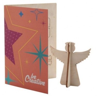 Logo trade promotional merchandise image of: CreaX Christmas card, star