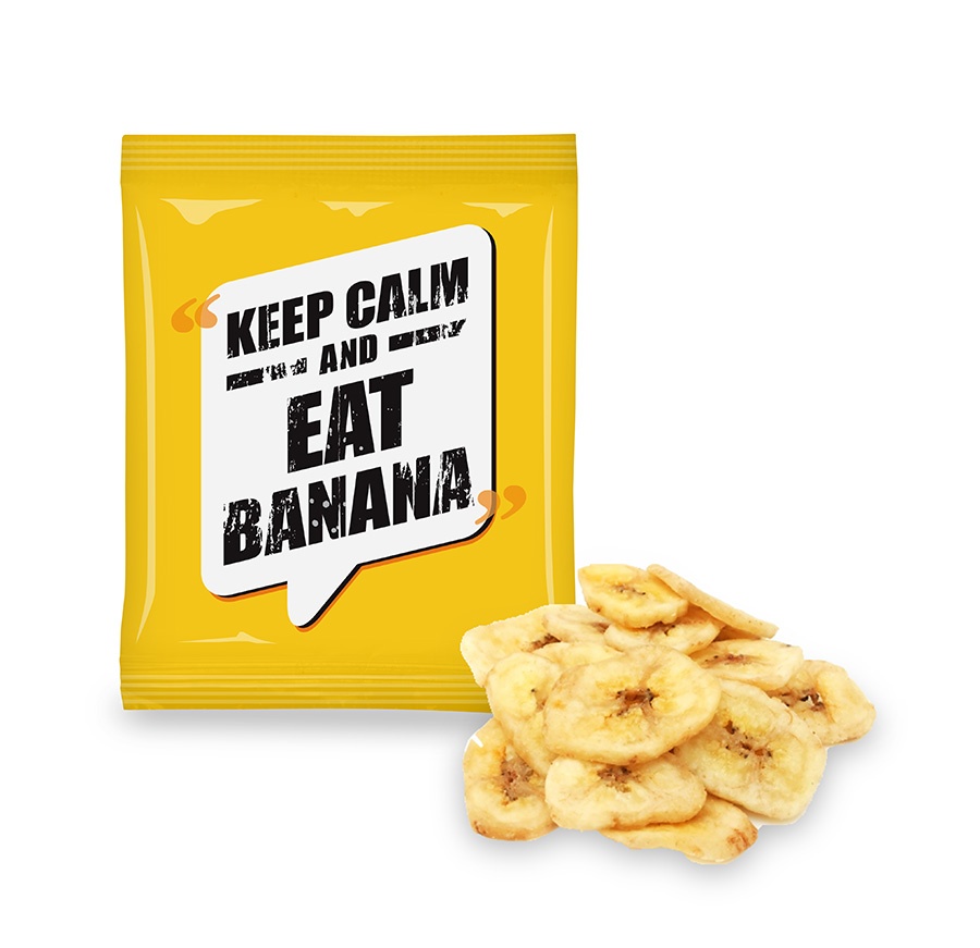 Logo trade promotional products image of: Panana chips