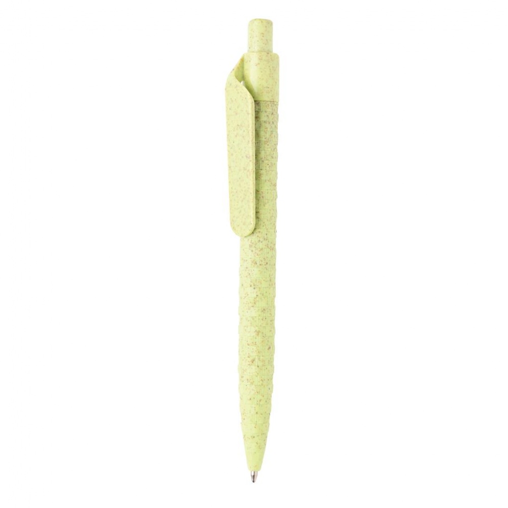 Logo trade business gift photo of: Wheatstraw pen, green