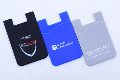 Logotrade promotional giveaway picture of: Smart phone silicone back - card holder