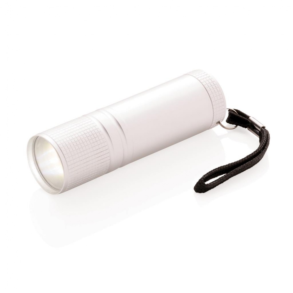 Logo trade promotional items picture of: COB torch, silver