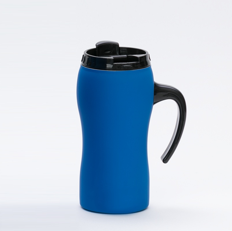 Logotrade promotional gift image of: THERMAL MUG COLORISSIMO, 450 ml