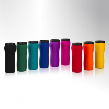 Logo trade business gifts image of: THERMAL MUG COLORISSIMO, 450 ml.