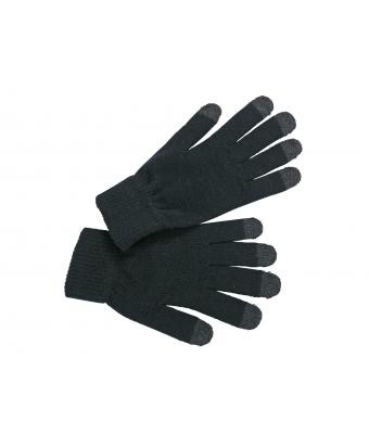 Logotrade corporate gift image of: Touch-screen knitted gloves, black