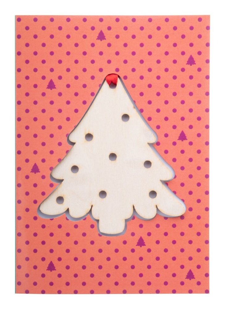 Logo trade promotional gifts image of: TreeCard Christmas card, tree