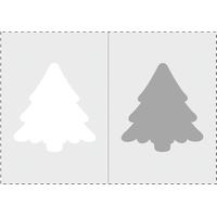 Logotrade advertising product image of: TreeCard Christmas card, tree