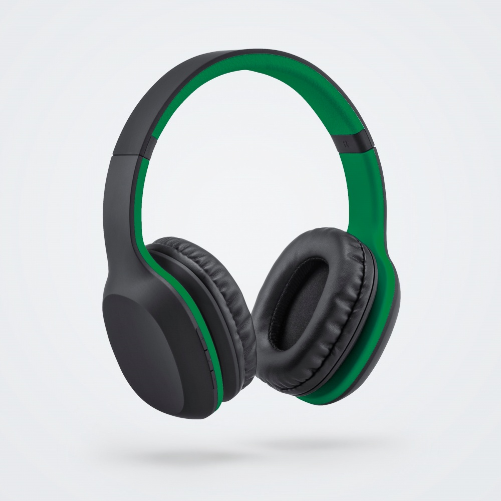 Logotrade promotional products photo of: Wireless headphones Colorissimo, green