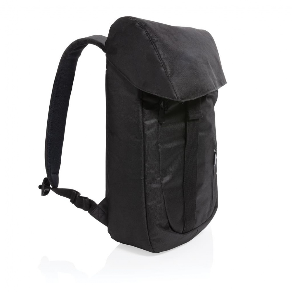 Logotrade corporate gift picture of: Osaka  rPET backpack, black