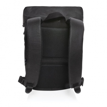 Logotrade advertising products photo of: Osaka  rPET backpack, black