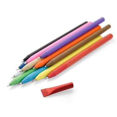 Logo trade promotional items image of: Paper ball pen PINKO, Lilac