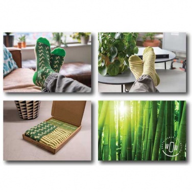 Logo trade corporate gift photo of: Bamboo socks, multicolour