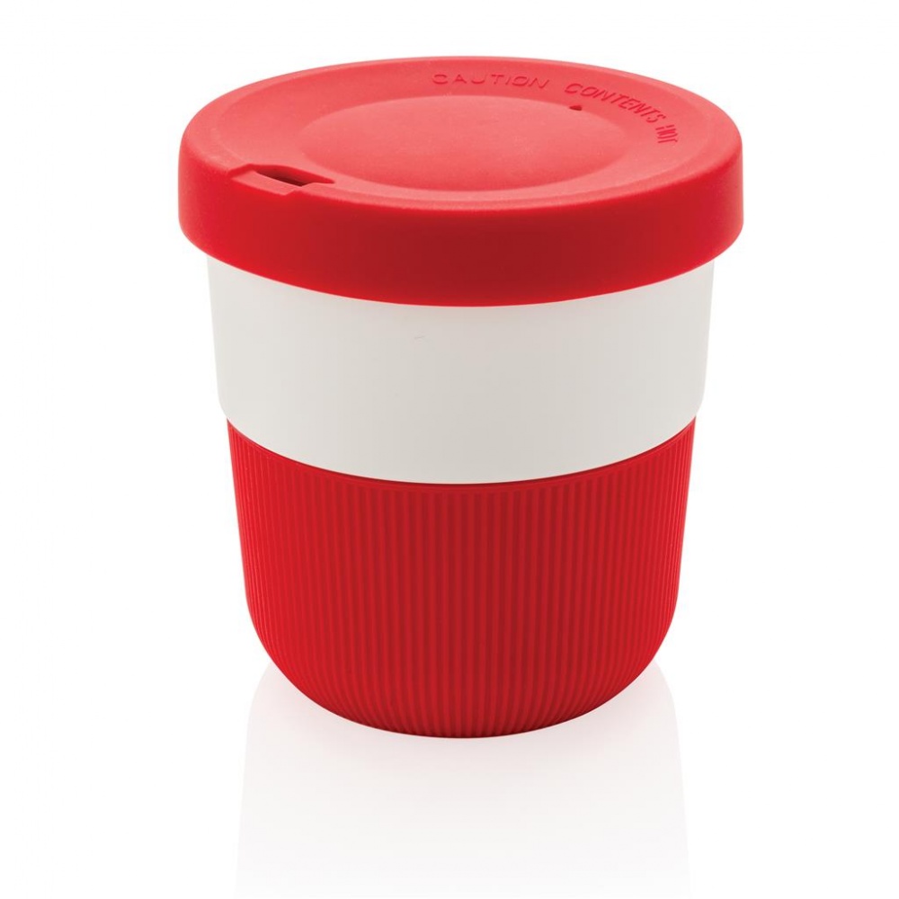 Logotrade corporate gift picture of: PLA cup coffee to go 280ml, red