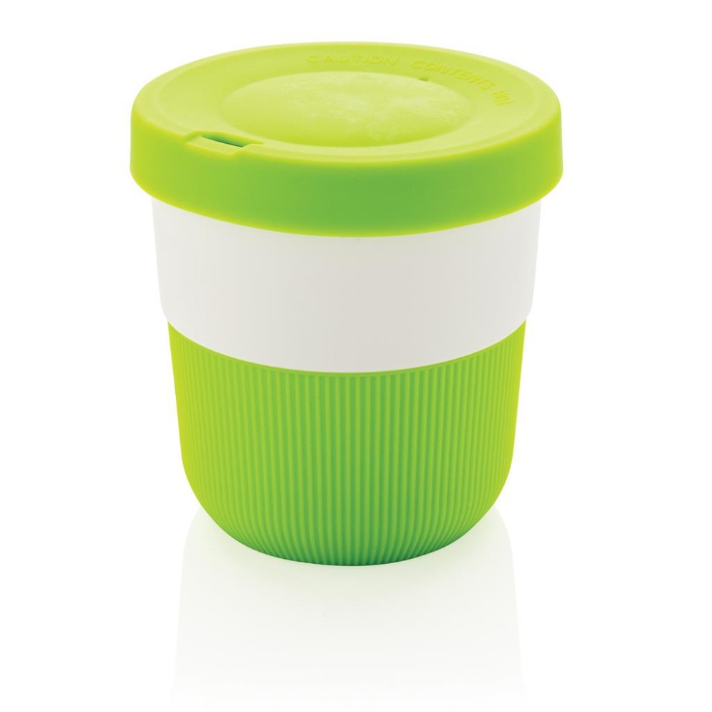 Logotrade promotional product picture of: PLA cup coffee to go 280ml, green