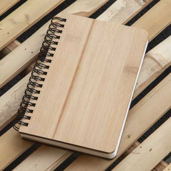 Logotrade promotional products photo of: Stonewaste and Bamboo Notebook