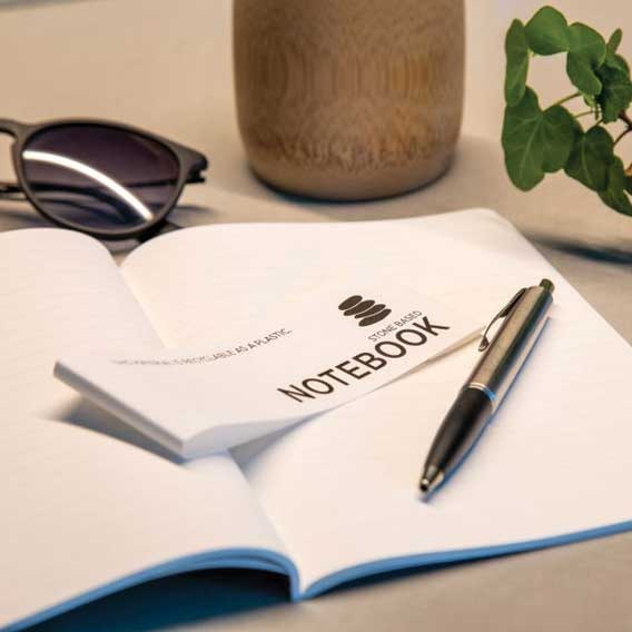 Logo trade promotional merchandise photo of: Stonebook, white