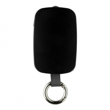 Logo trade promotional giveaways picture of: 1.200 mAh Keychain Powerbank with integrated cables, black