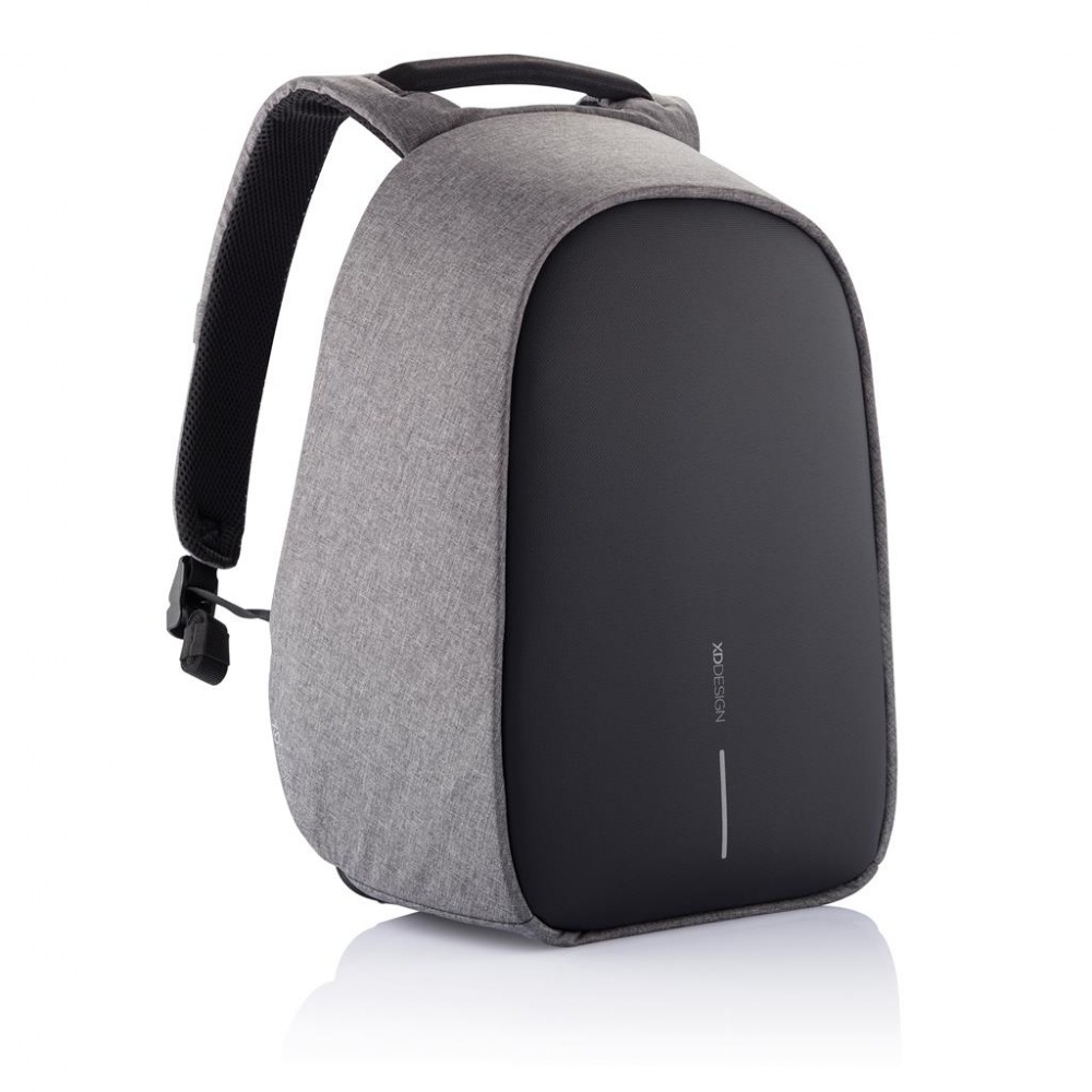 Logo trade promotional giveaways image of: Bobby Hero Regular anti-theft backpack, grey