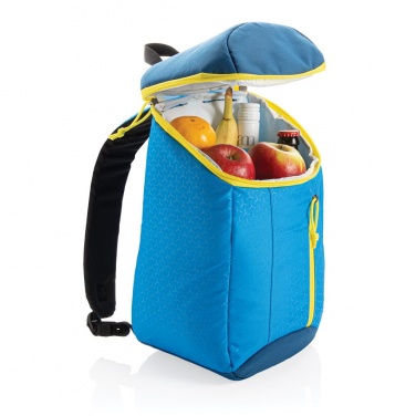 Logo trade promotional merchandise picture of: Hiking cooler backpack 10L, blue