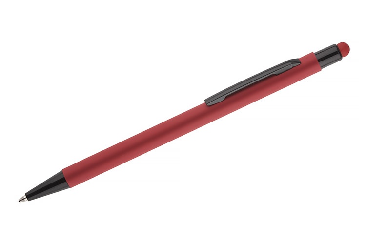 Logotrade promotional giveaway image of: Touch pen PRIM, red