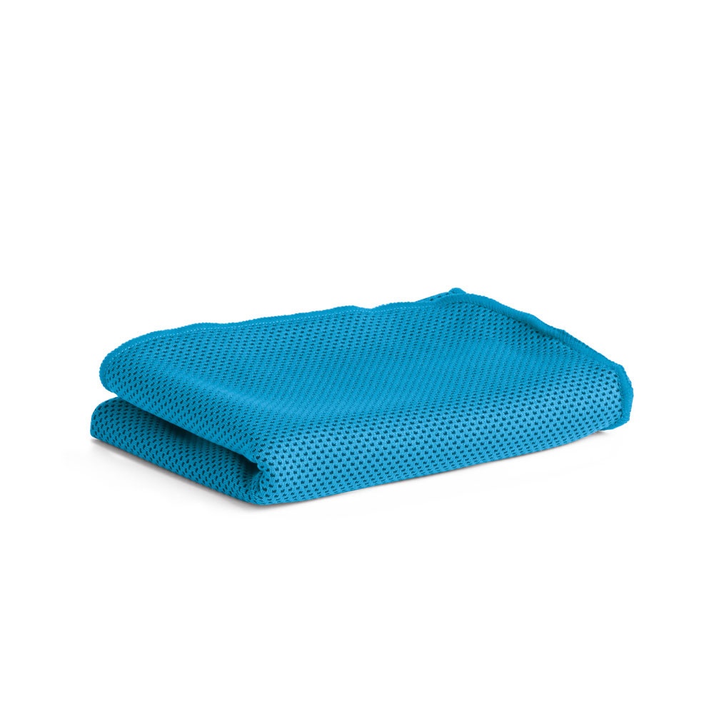 Logo trade promotional merchandise photo of: ARTX. Gym towel, Blue