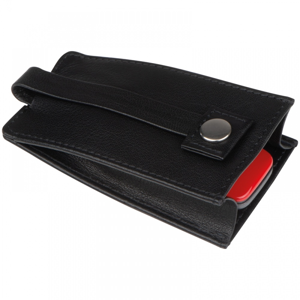 Logotrade promotional gift picture of: RFID Key case, Black/White