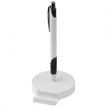 Logo trade promotional gifts image of: Mobile phone holder with magnetic function, includes metal ballpen