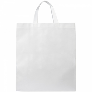 Logo trade corporate gift photo of: Non woven bag - large, White