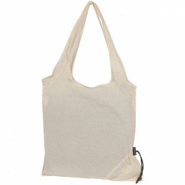 Logo trade corporate gifts picture of: Foldable cotton bag, White